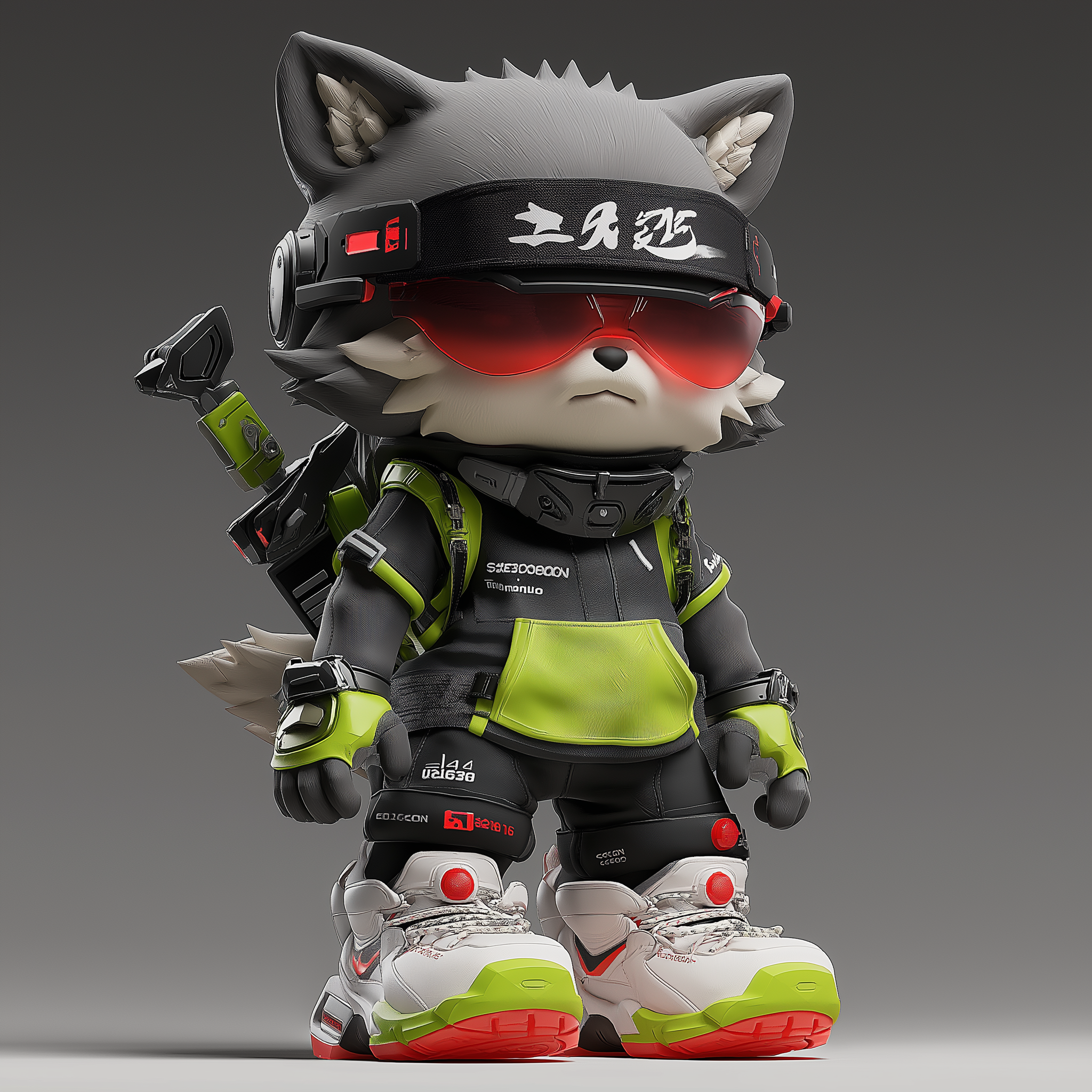 3D Wolf Character